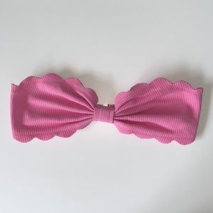 Marysia Bandeau Scalloped Bikini Top